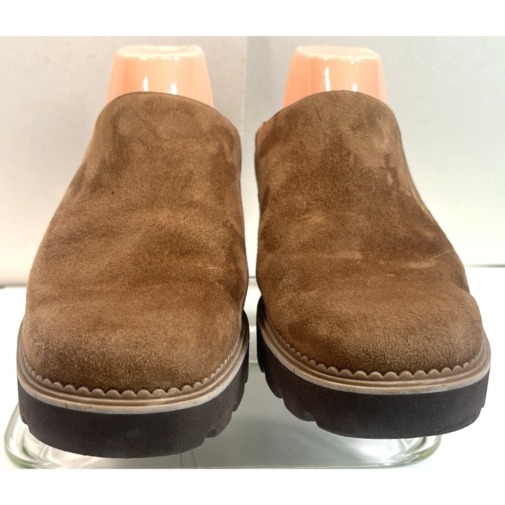 Vionic Fairfax Clog Mule Size 11 US Brown Suede Lug Sole Slip On - Picture 3 of 12